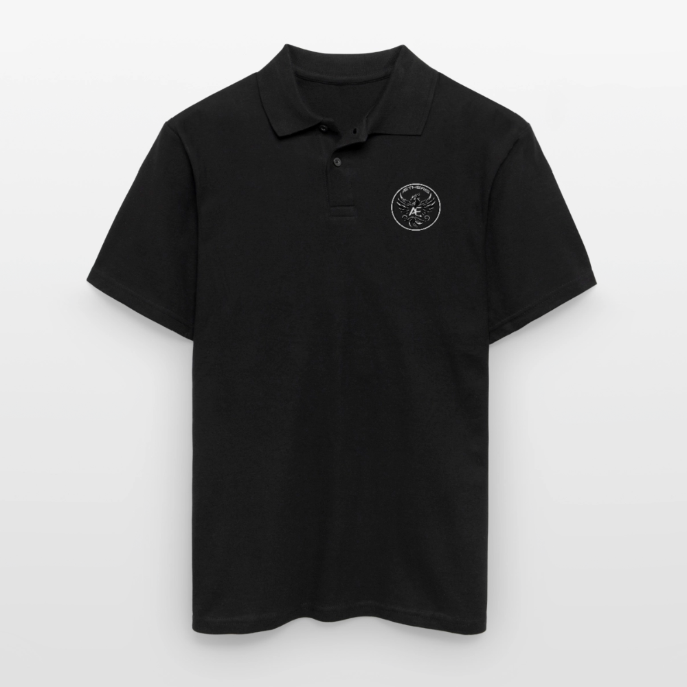 Edition permanente homme polo impression - black