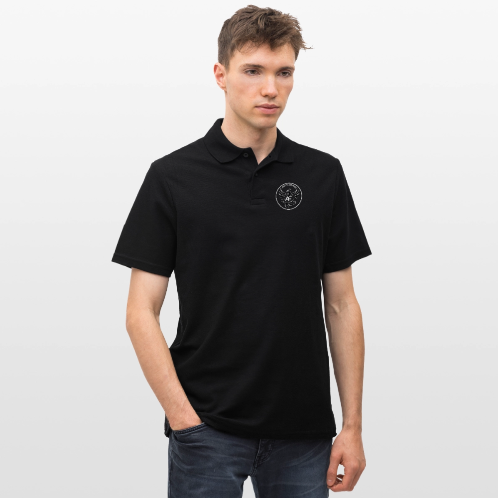 Edition permanente homme polo impression - black