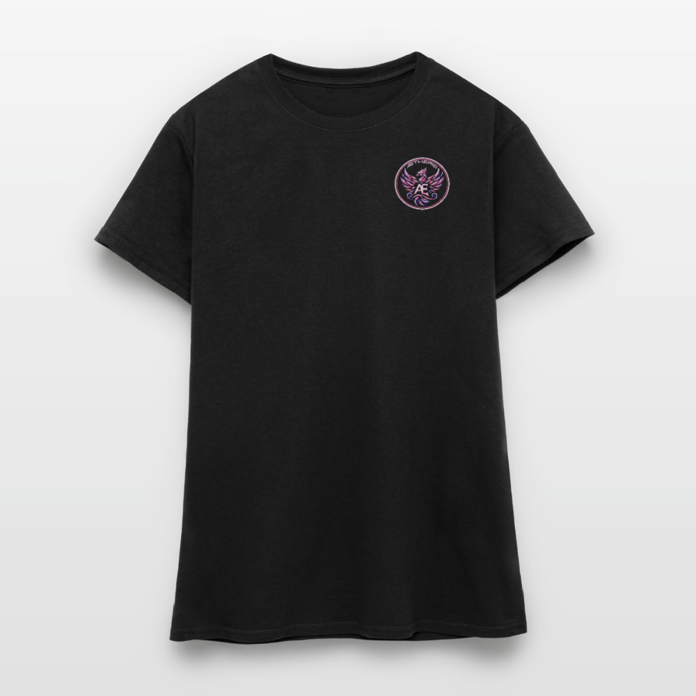 Edition permanente femme t-shirt femme impression - black