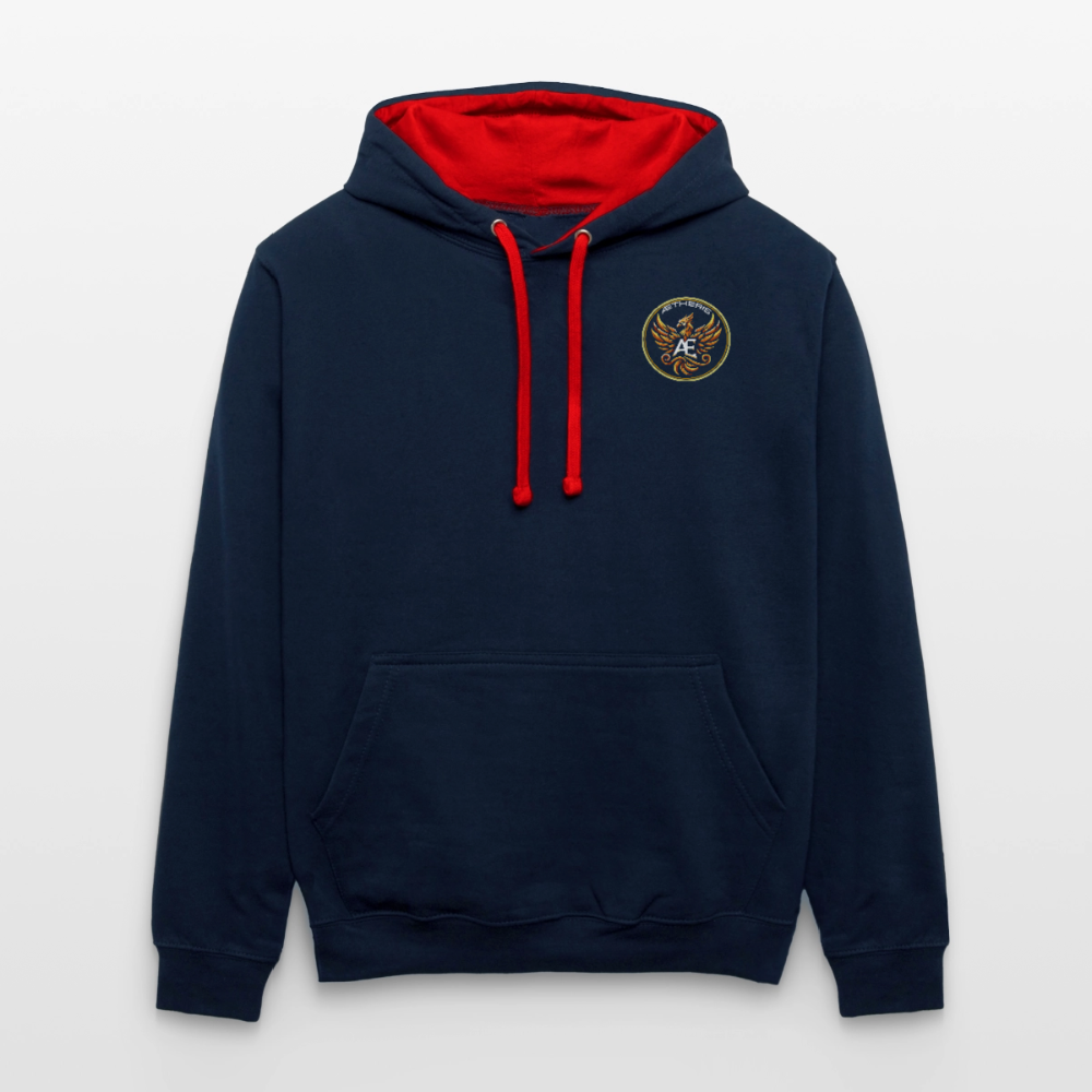 Edition permanente sweat unisexe impression - navy/red