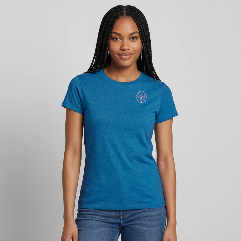 Edition permanente femme t-shirt femme impression - antique blue sapphire heather
