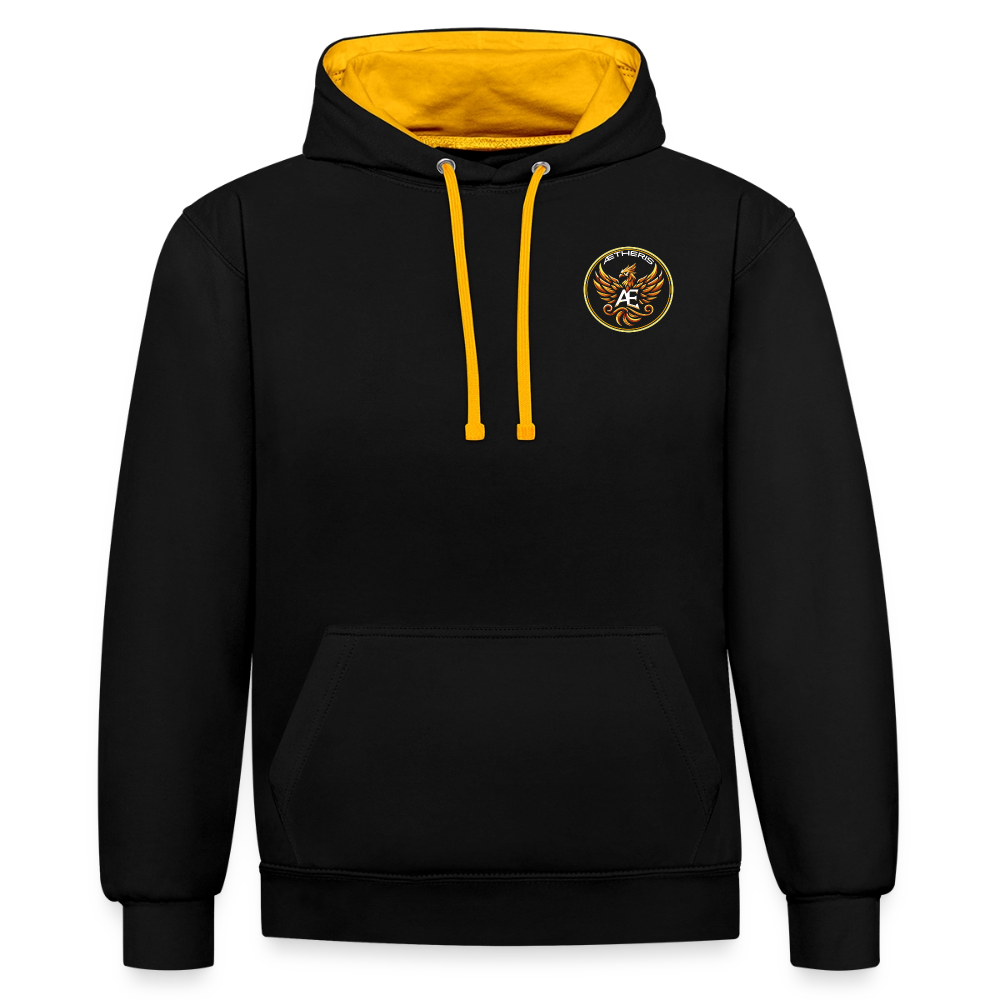 Edition permanente sweat unisexe impression - black/gold