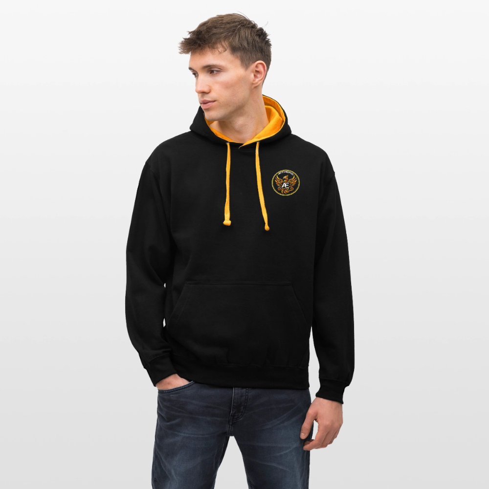 Edition permanente sweat unisexe impression - black/gold