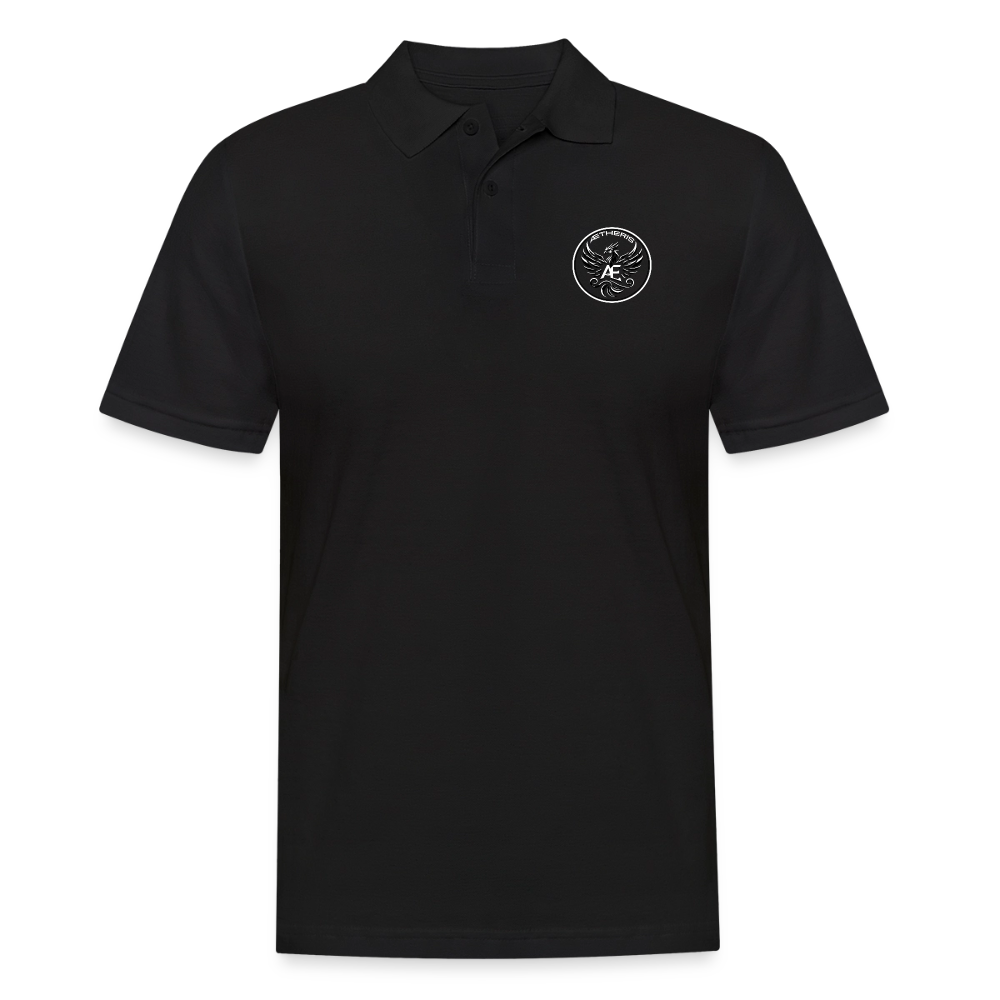Edition permanente homme polo impression - black